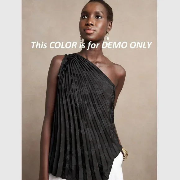 Banana Republic Radiant One-Shoulder Top Yellow - Picture 4 of 9